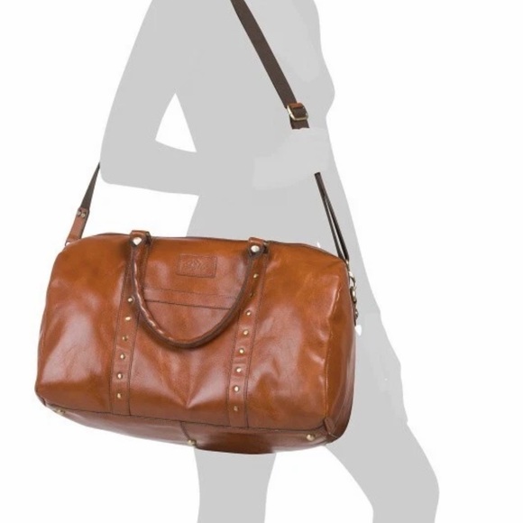 Patricia Nash Milano Leather Weekender Travel Bag - Picture 15 of 16